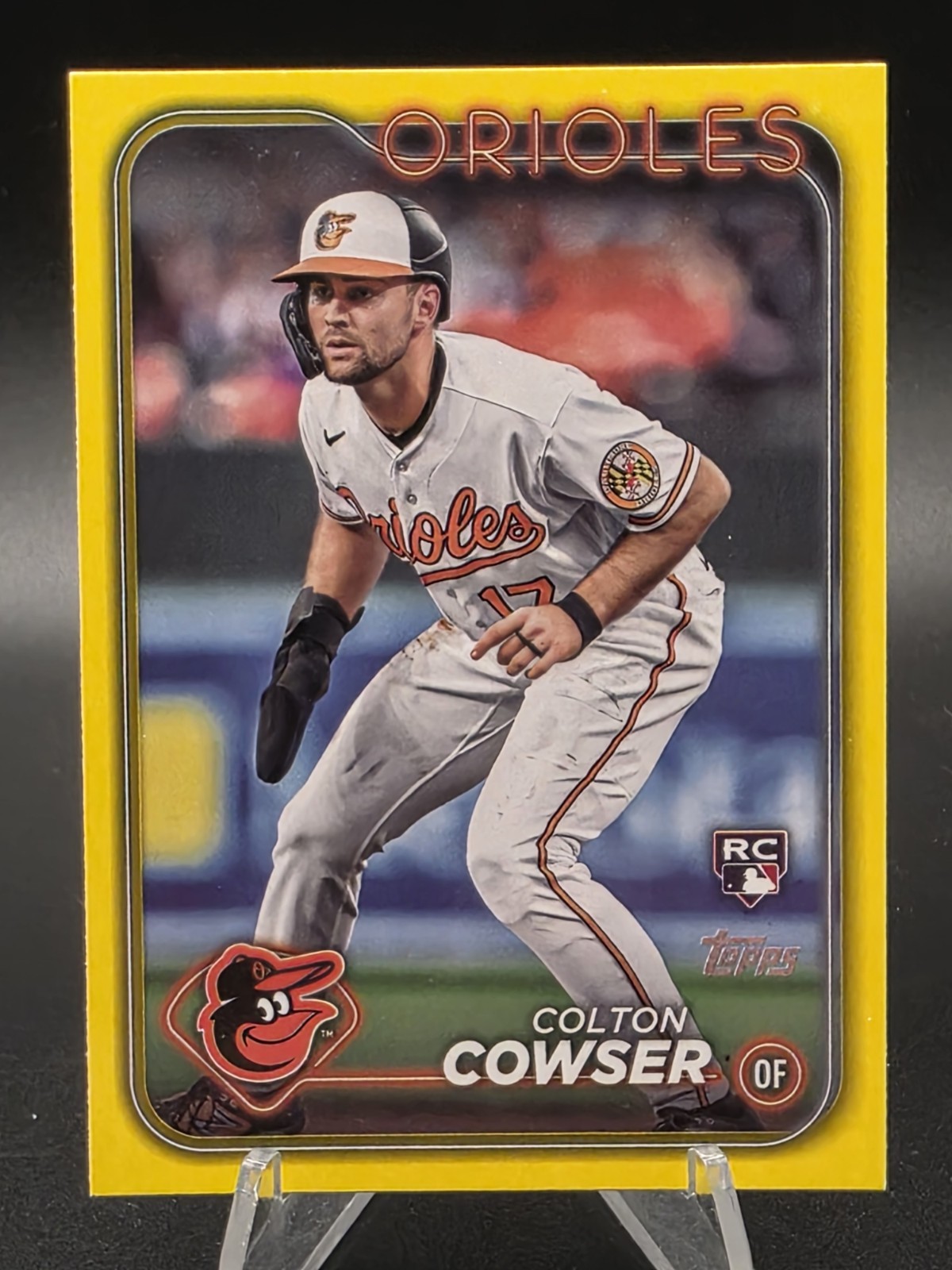 2024 Topps Series 1 #257 Colton Cowser Yellow (RC)