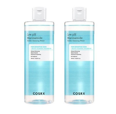 COSRX Low pH Niacinamide Micellar Cleansing Water 400ml x2 | Empfindliche Haut