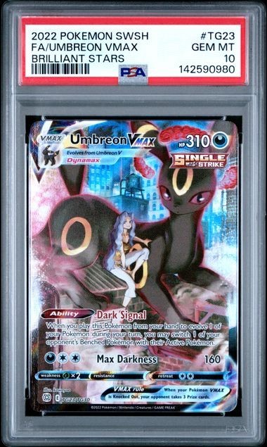 Umbreon VMAX 2022 Sword & Shield: Brilliant Stars #TG23/TG30 Holo