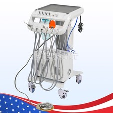 Dental Portable Mobile Delivery Unit System 4 Holes Air Compressor Suction B050