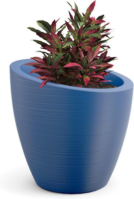 Modesto 20-Inch round Planter   Weather-Resistant Planter for Flowers   Durable