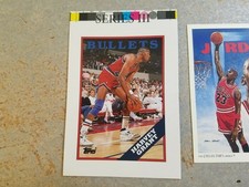 Harvey Grant Bullets PRE PRINT 1992 - 1993 Topps Archive OVERSIZE RARE WOW