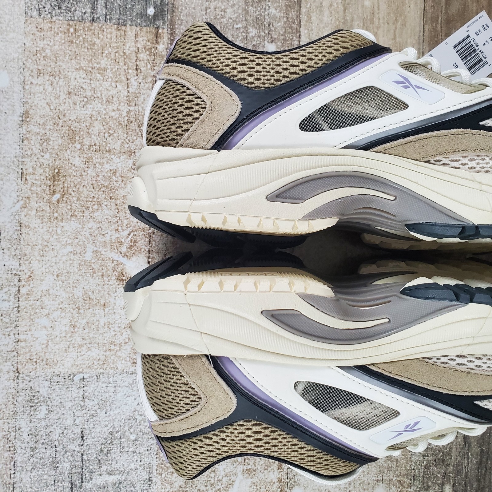 Reebok Premier Trinity KFS Mens Shoes Sz 10 Running Vintage Chalk Mushroom thumbnail 6