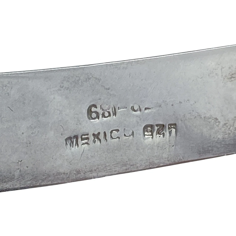 JSM Monogram Collar Necklace | Taxco TR-189 | Sterling Silver 925 | 15.5" - Image 4 of 4