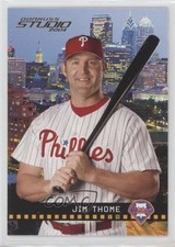 2004 Donruss Studio Jim Thome #150 HOF 0i7l