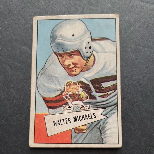 Walt Michaels #62 1952 Bowman Small card
