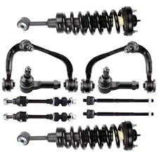 Front Struts & Control Arm Sway Bar Links Tie Rod Ends For Ford F-150 2005-2008