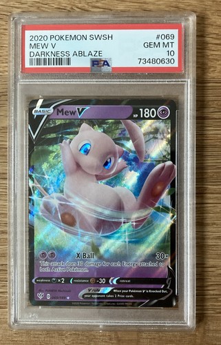 Mew V graded PSA 10 for sale on eBay
