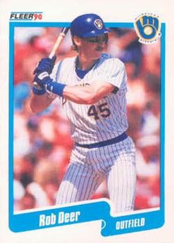 1990 Fleer #320 Rob Deer