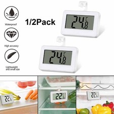 Digital LCD Fridge Freezer Thermometer Waterproof Kitchen Temperature
