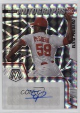 2022 Panini Mosaic Rookie Auto Mosaic Prizm Elvis Peguero #RAM-EP Auto 0a3