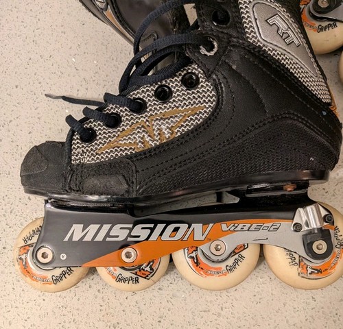 Mission RT Vibe 2 Inline Roller Hockey Skates Size 3