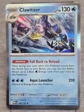 CLAWITZER - 38/132 - Mega Evolution MEG Holo Rare  - Pokémon TCG card