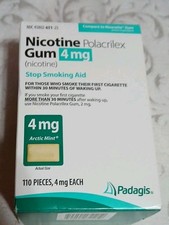 Padagis 4MG 110ct Arctic Mint Flavor Nicotine Gum