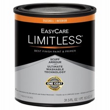 4 Pack - Limitless Interior Paint  Primer,Pastel Base Eggshell Acrylic Latex,Qt