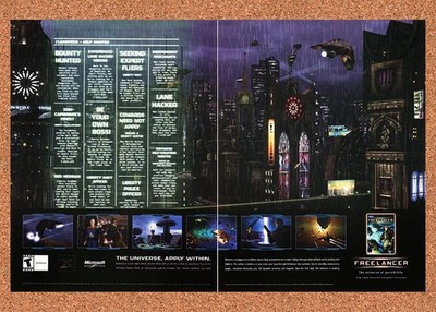 2003 Freelancer PC Original Advertisement / Retro Promo v1