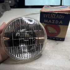Eveready Mazda 4012 Fog Light Driving Antique Vintage 6 Headlight New