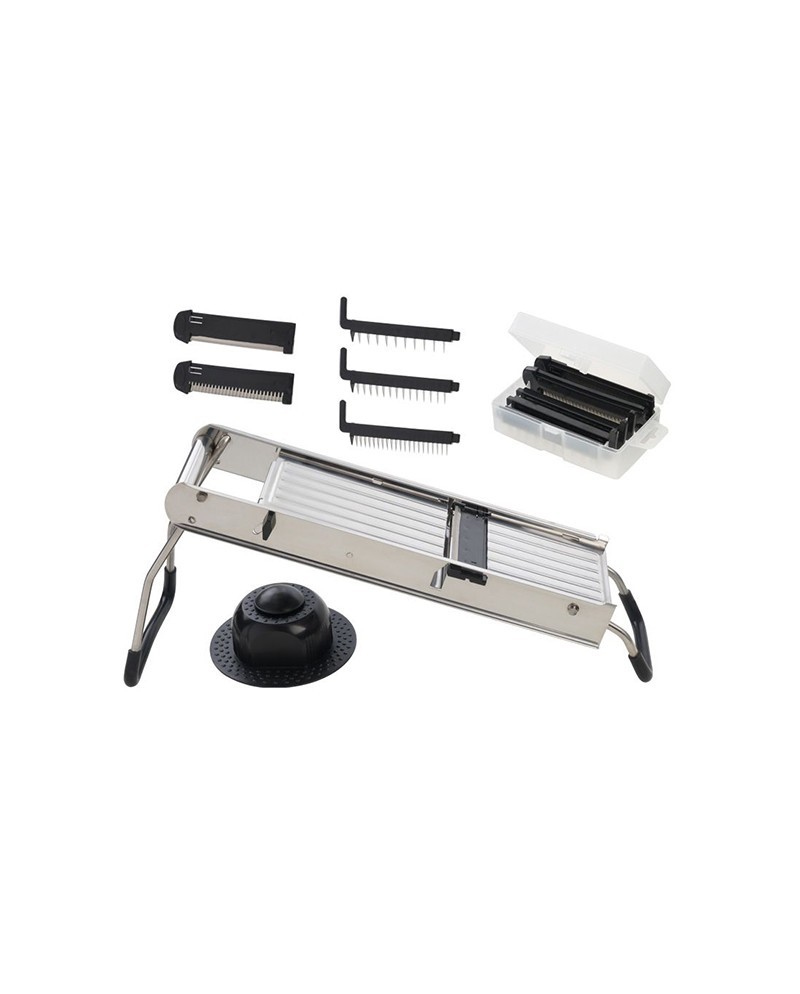 Eva Mandolina Professionale in Acciaio Inox - Affettaverdure 7 Lame