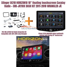 Stinger Ix210 10 Floating Touchscreen Srk-jk11hx Dash Kit 2011-2018 Wrangler Stinger Ix210 10 Floating Touchscreen Srk-jk11hx Dash Kit 2011-2018 Wrangler