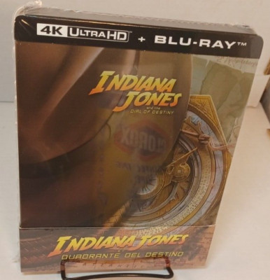 Indiana Jones and the Dial of Destiny 4K Steelbook - EU Import-NEW- Box Shipping