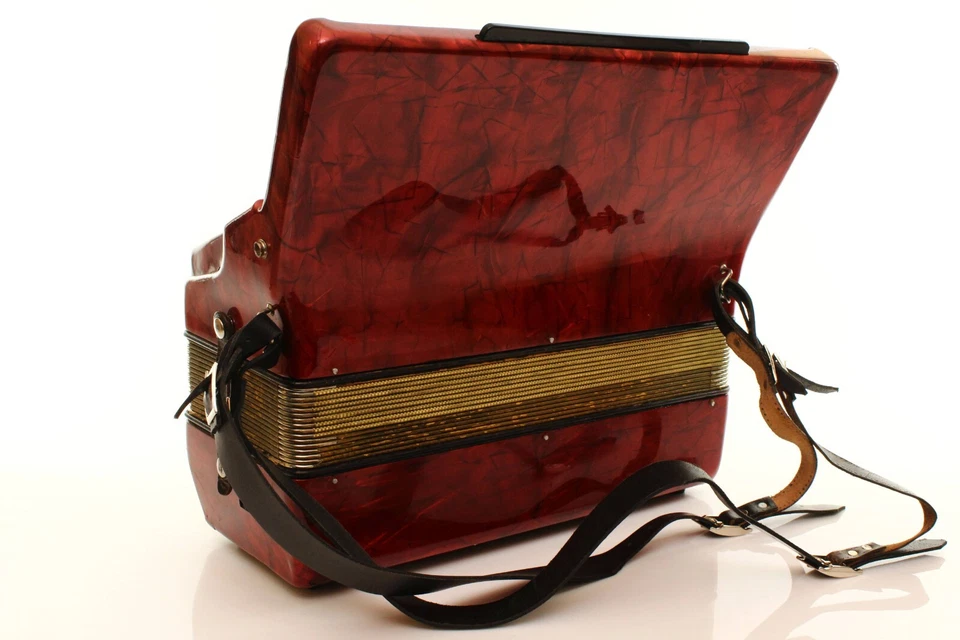 Accordion Hohner Verdi II 96 bass Vintage LMM Akkordeon Fisarmonica - READ INFO! - Image 3 of 4