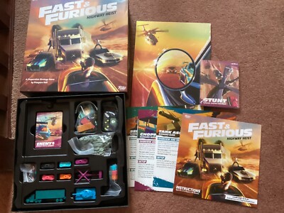 Fast And Furious Highway Heist Brettspiel - Funko Games versiegelte Komponenten