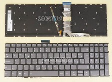 For Lenovo IdeaPad/Yoga Slim 7-15IIL05 Keyboard backlit Croatian Slovene Gray