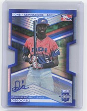 2023 Panini Elite Extra Edition #182 Diego Ortiz Aspirations Auto #/76