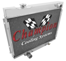 Kool Champion 4 Row All Aluminum Radiator For 1968 1969 Ford Torino V8 Engine
