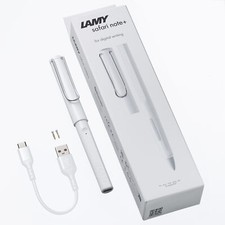 Lamy Safari Note + Stylus Pen in White Gloss (Apple Ipad Compatible) - NEW