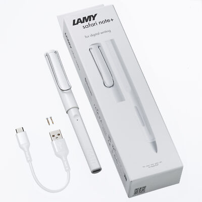 Lamy Safari Note + Stylus Pen in White Gloss (Apple Ipad Compatible) - NEW