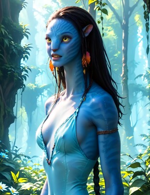 "Avatar: Neytiri 3" 8.5x11 Fine Art Print Limited to 20 Hand-Numbered