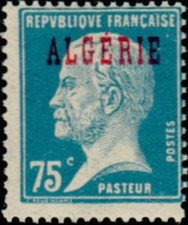 Argelia #YT26 MH 1924 Francia Sobreimpresiones Pasteur Biología [25]