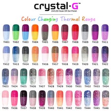 CRYSTAL-G - THERMAL COLOUR CHANGING UV LED GEL NAIL POLISH VARNISH PRO