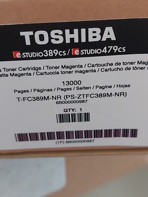 TOSHIBA E-STUDIO 389CS 479CS MAGENTA TONER CARTRIGDE T-FC389M-NR