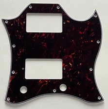 4 Ply Brown Tortoise Pickguard Fit US Gibson SG Standard Style Guitar Parts