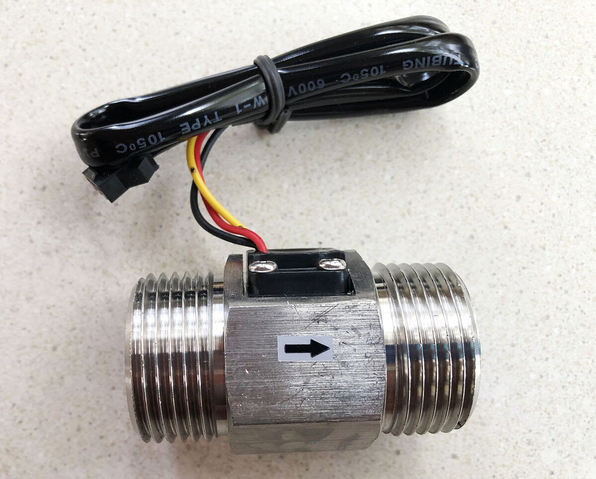 Stainless Steel 1" NPT Hall sensor flow meter