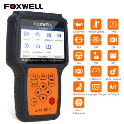 Automotive Diagnostic Scanner EPB SAS BMS DPF ABS SRS Oil Reset Tools NT650Elite