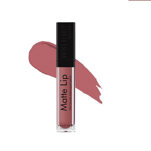 Swiss Beauty Ultra Smooth Matte Liquid Lipstick Shade Nude - Picture 3 of 4