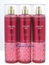 BATH  BODY WORKS FOREVER RED BODY MIST SPRAY 8 FL OZ LOT OF 3 PCS 