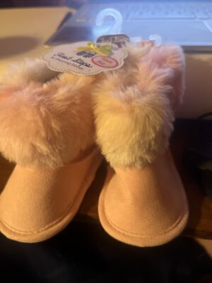 Lot De 3 Bandeaux Bébé Fausse Fourrure Stepping Stones 0-6 Mois - Neuf Avec étiquettes