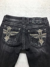 Miss Me Skinny Jeans Gray Size 27 29x31 Style JP5117520