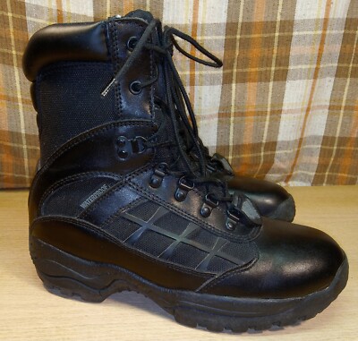 Mens Black Lace-Up Commander SURVIVORS leather Boots Size 10 oil Resistant Logo Herman Survivors | Shoes | Mens Black Laceup Commander  main image 2
