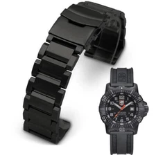 Metal Replacement Watch Band Fits Luminox Sea ANU 4200 4220 4221 4223 #5002