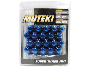 41886U Muteki Lug Nuts Blue 12 X 1.5mm Closed End