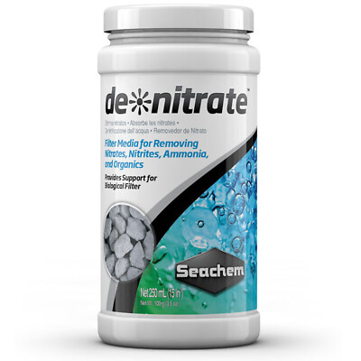 Seachem De*Nitrate 250mL Removes Nitrates Nitrites Ammonia Dissolved Organics