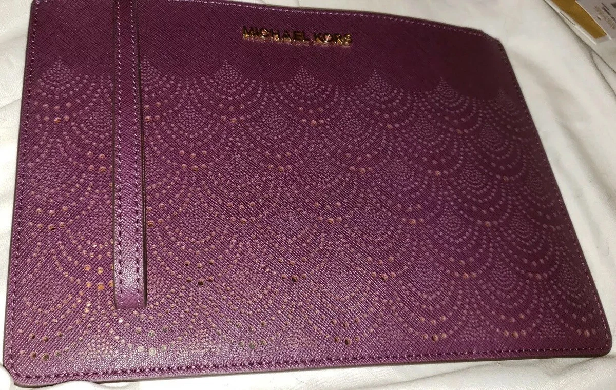 Michael kors flat clutch sale