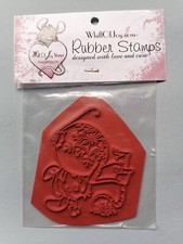 Whimsical Rubber Stamp 7 x 8.5cm, Unmounted - Whiff of Joy