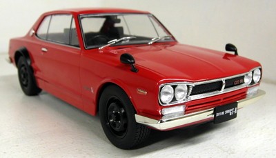 Triple9 1 18 Nissan Skyline Gt R Kpgc10 Red Diecast Model Car Ebay
