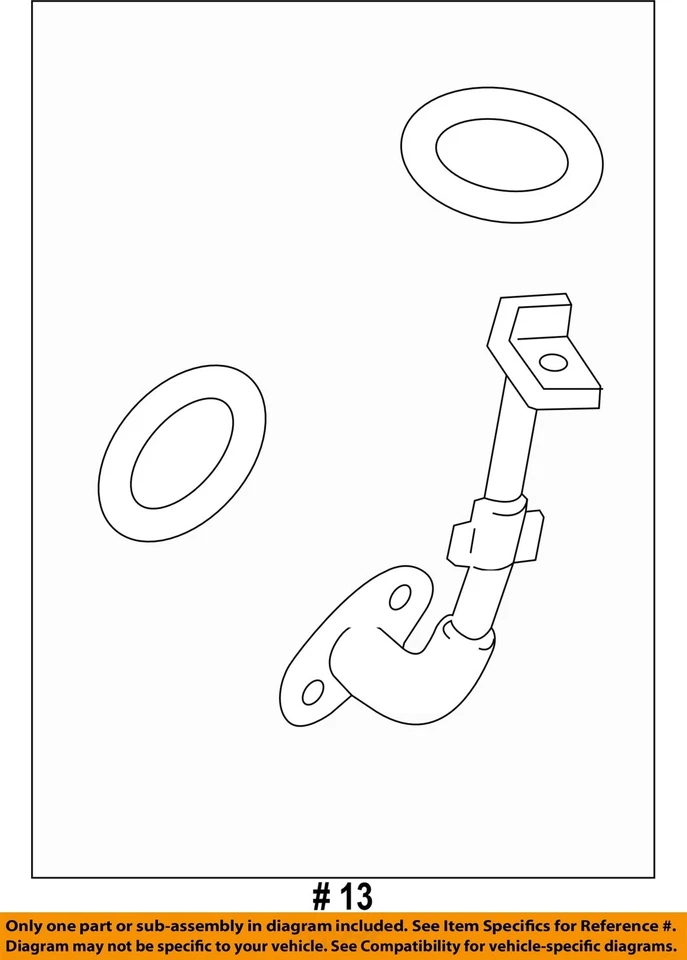Componentes turbocompresor Ford OEM 15-23 Explorer - tubo de retorno de aceite FR3Z6L092C Foto 2 de 2